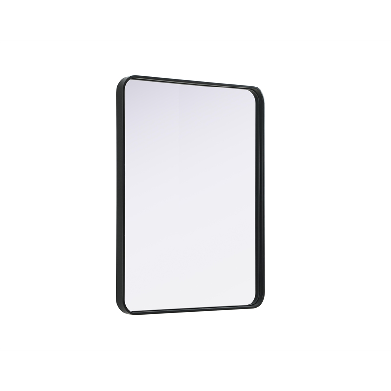 Elegant Decor Contour Metal Rectangle Mirror 24X32