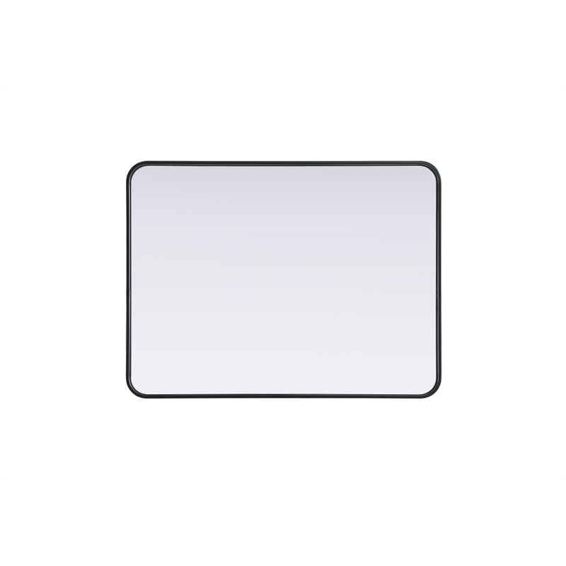 Elegant Decor Contour Metal Rectangle Mirror 24X32