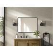 Elegant Decor Contour Metal Rectangle Mirror 24X32
