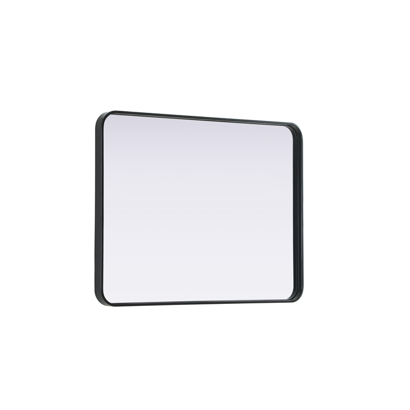 Elegant Decor Contour Metal Rectangle Mirror 24X32