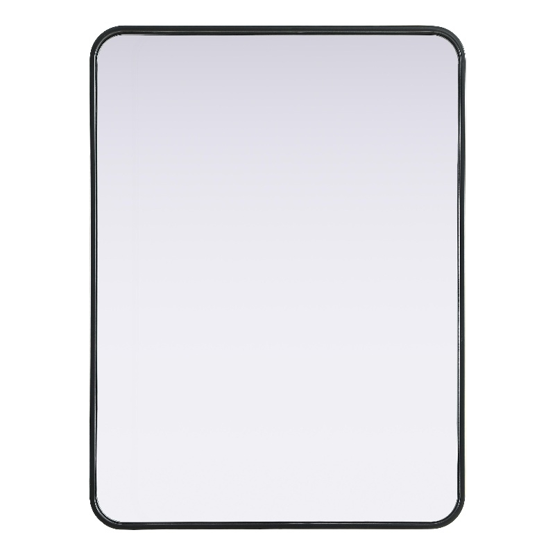 Elegant Decor Contour Metal Rectangle Mirror 24X32