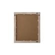 Elegant Decor Rectangle Cornhusk Mirror 36X42