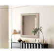 Elegant Decor Rectangle Cornhusk Mirror 36X42