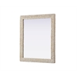 Elegant Decor Rectangle Cornhusk Mirror 36X42
