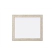 Elegant Decor Rectangle Cornhusk Mirror 36X42