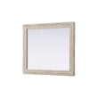 Elegant Decor Rectangle Cornhusk Mirror 36X42
