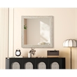 Elegant Decor Rectangle Cornhusk Mirror 40X40