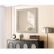 Elegant Decor Rectangle Cornhusk Mirror 40X40