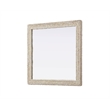 Elegant Decor Rectangle Cornhusk Mirror 40X40