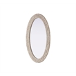 Elegant Decor Oval Cornhusk Mirror 24X42