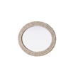 Elegant Decor Oval Cornhusk Mirror 27X36