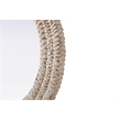 Elegant Decor Oval Cornhusk Mirror 27X36