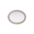 Elegant Decor Oval Cornhusk Mirror 27X42