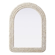 Elegant Decor Arch Cornhusk Mirror 27X36