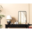 Elegant Decor Contour Metal Rectangle Mirror 18X30