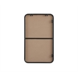 Elegant Decor Contour Metal Rectangle Mirror 18X30