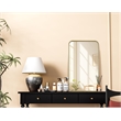 Elegant Decor Contour Metal Rectangle Mirror 18X30
