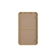 Elegant Decor Contour Metal Rectangle Mirror 18X30