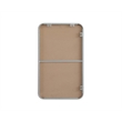 Elegant Decor Contour Metal Rectangle Mirror 18X30