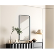 Elegant Decor Contour Metal Rectangle Mirror 18X36