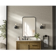Elegant Decor Contour Metal Rectangle Mirror 20X30