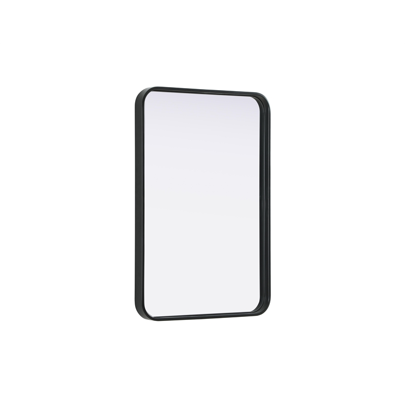 Elegant Decor Contour Metal Rectangle Mirror 20X30