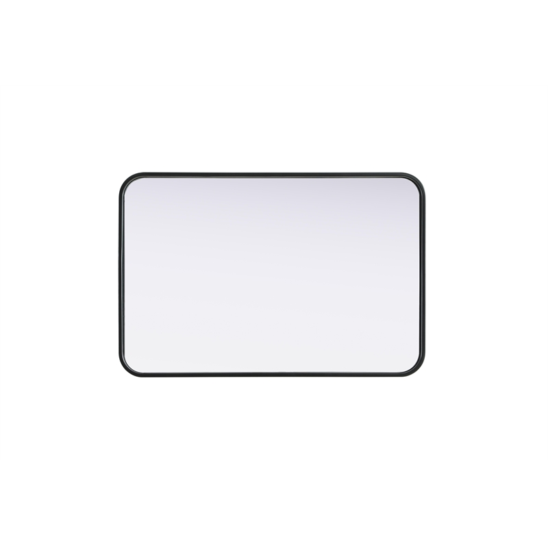 Elegant Decor Contour Metal Rectangle Mirror 20X30