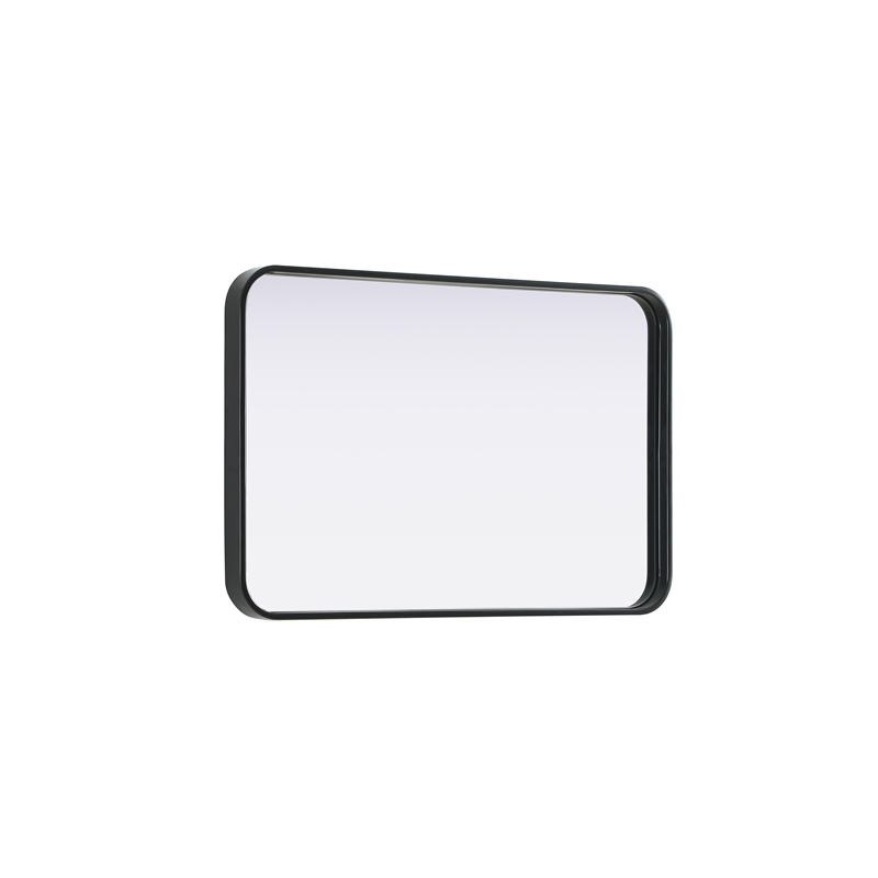 Elegant Decor Contour Metal Rectangle Mirror 20X30