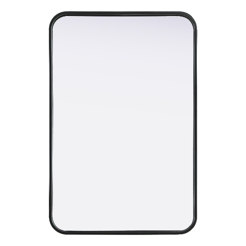 Elegant Decor Contour Metal Rectangle Mirror 20X30