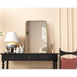 Elegant Decor Contour Metal Rectangle Mirror 20X30