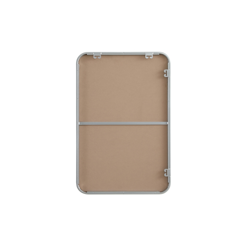 Elegant Decor Contour Metal Rectangle Mirror 20X30
