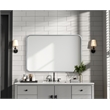 Elegant Decor Contour Metal Rectangle Mirror 20X30