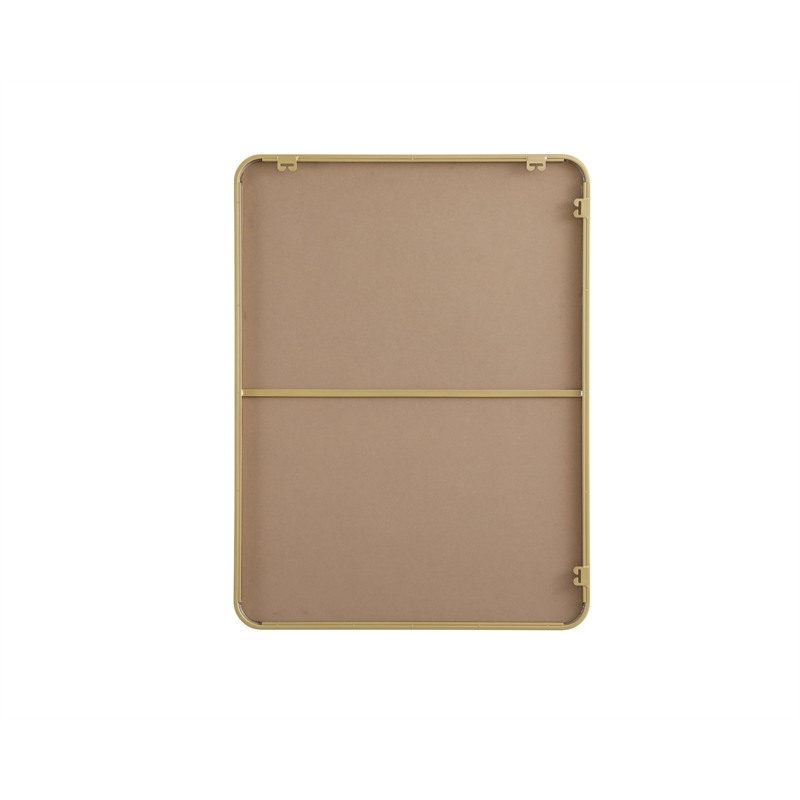 Elegant Decor Contour Metal Rectangle Mirror 30X40