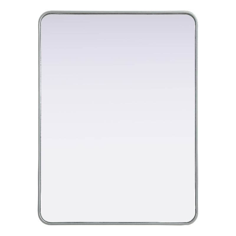 Elegant Decor Contour Metal Rectangle Mirror 30X40