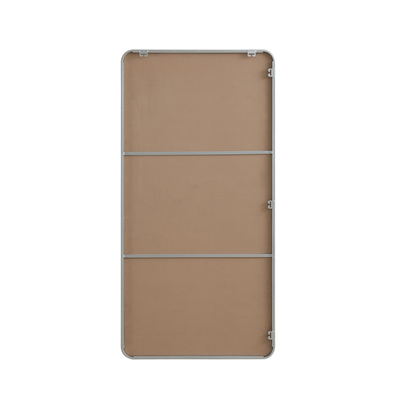 Elegant Decor Contour Metal Rectangle Mirror 30X60