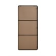 Elegant Decor Contour Metal Rectangle Mirror 32X72 In Black
