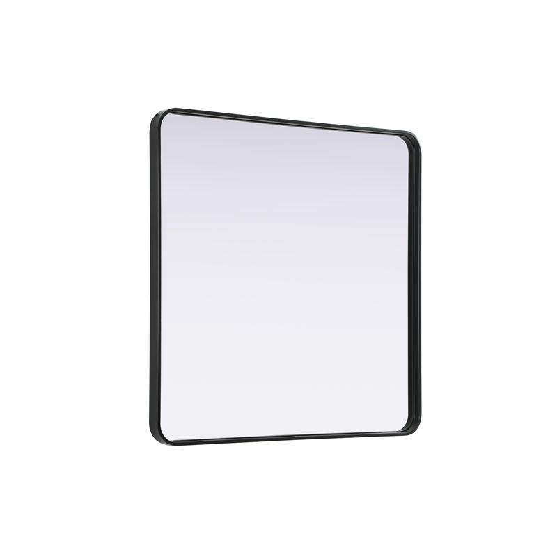 Elegant Decor Contour Metal Rectangle Mirror 36X36