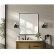 Elegant Decor Contour Metal Rectangle Mirror 36X40