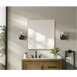 Elegant Decor Contour Metal Rectangle Mirror 36X40