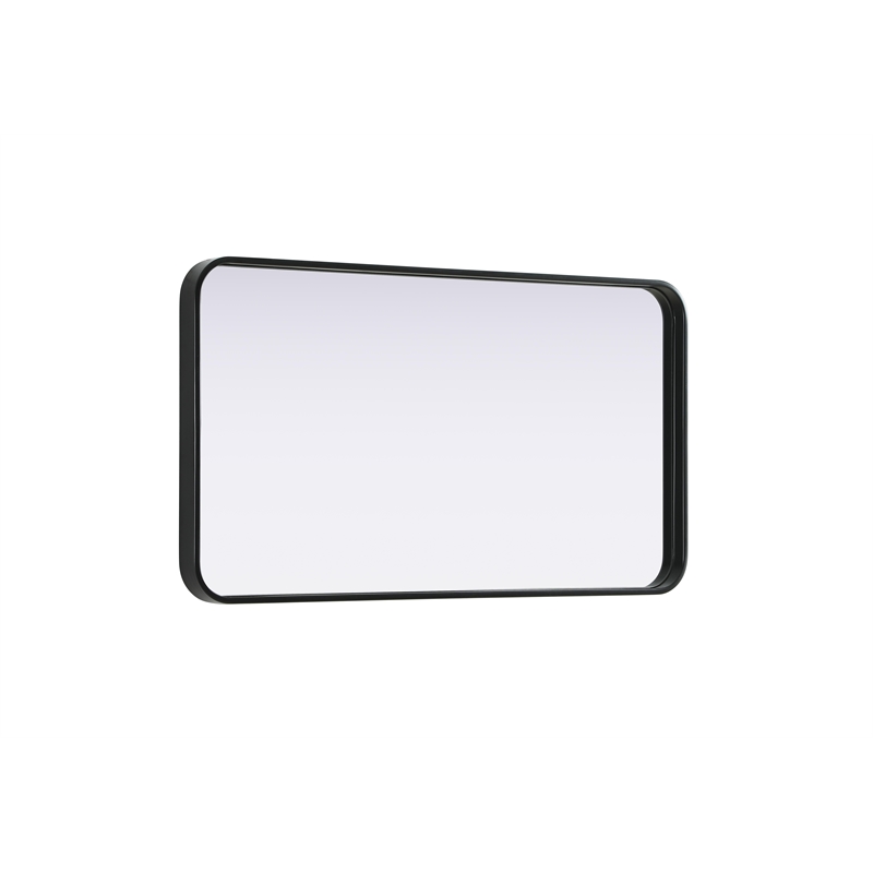 Elegant Decor Contour Metal Rectangle Mirror 20X36
