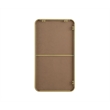 Elegant Decor Contour Metal Rectangle Mirror 20X36