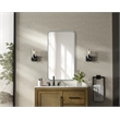 Elegant Decor Contour Metal Rectangle Mirror 20X36