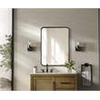 Elegant Decor Contour Metal Rectangle Mirror 22X30