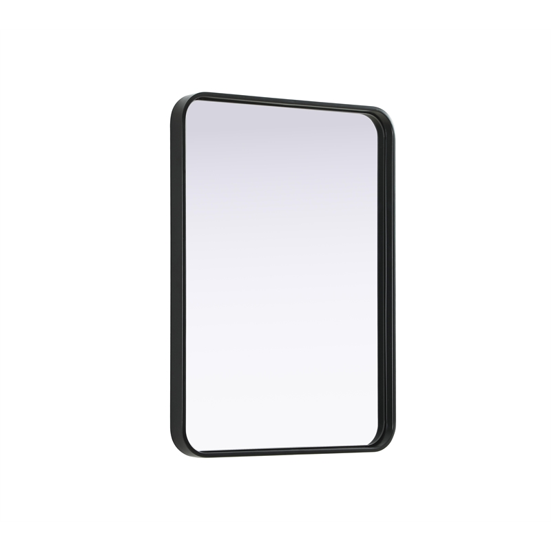 Elegant Decor Contour Metal Rectangle Mirror 22X30