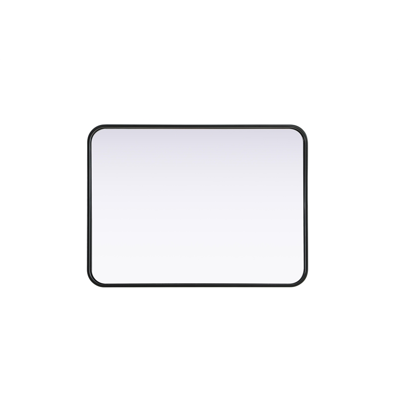 Elegant Decor Contour Metal Rectangle Mirror 22X30