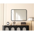 Elegant Decor Contour Metal Rectangle Mirror 22X30