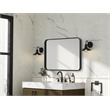 Elegant Decor Contour Metal Rectangle Mirror 22X30