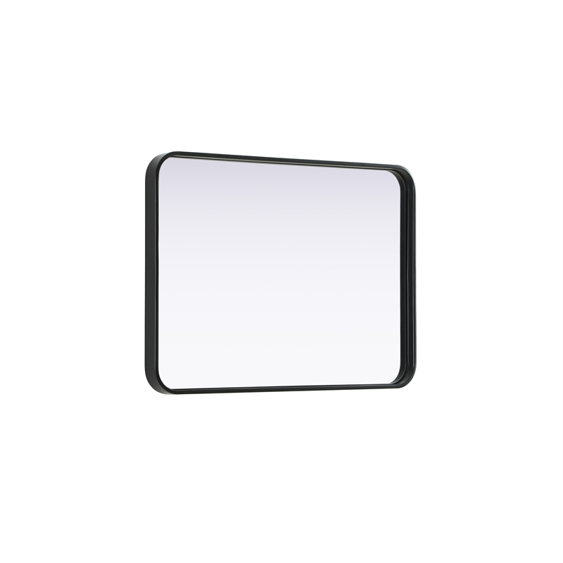 Elegant Decor Contour Metal Rectangle Mirror 22X30