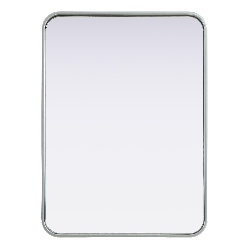 Elegant Decor Contour Metal Rectangle Mirror 22X30