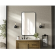 Elegant Decor Contour Metal Rectangle Mirror 22X36